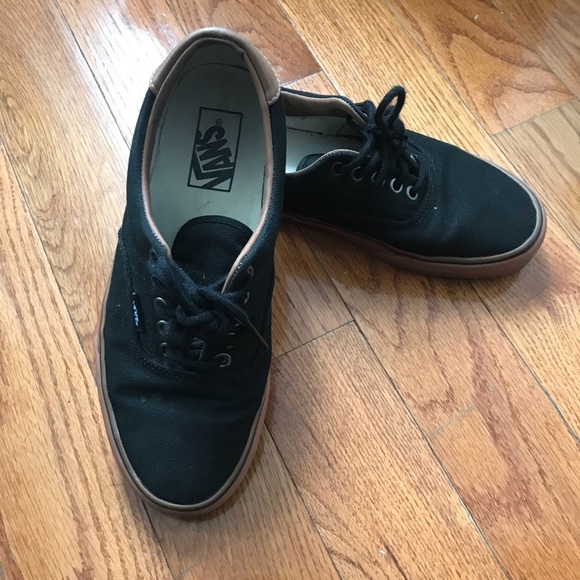 vans era 59 black gum sole